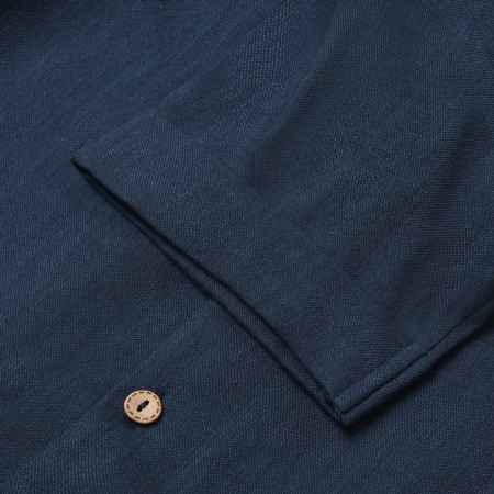 Костюм детский (рубашка и шорты) Крошка Я Linen, р. 86-92, синий-2