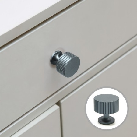 Handle button Cappio PK326, D = 28 mm, color graphite