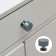 Handle button Cappio PK326, D = 28 mm, color graphite