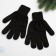 Male gloves, black color, size 22