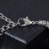 Bracelet with rhinestones "Zircon" Izk, arc, white color in silver, 15cm