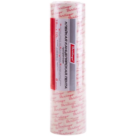 Adhesive tape stationery Berlingo 19mm x 10m, transparent-2