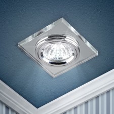 Lamp Built -in era DK8, IP20, 50W, 90x90 mm, mirror /chrome color