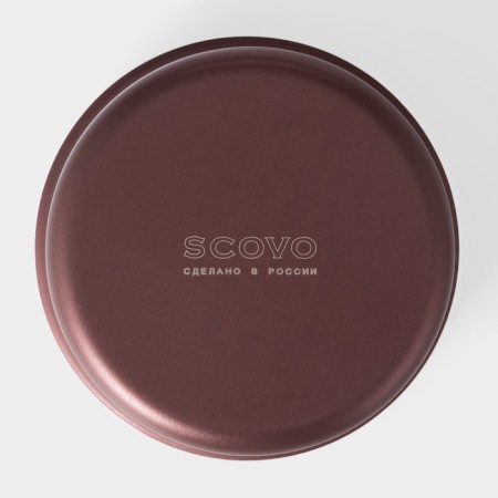Form for the cake, 1.1 l, d = 14 cm, anti -stick coating, burgundy color-2