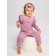 Details for children with ruffles fashion, height 80 cm, pink color