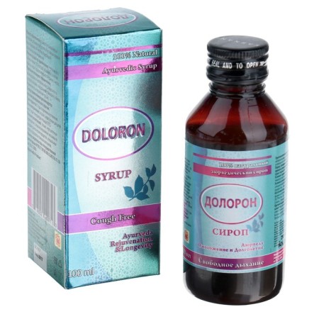 Doloron syrup Ayurvedic, free breathing, from cough, 100 ml