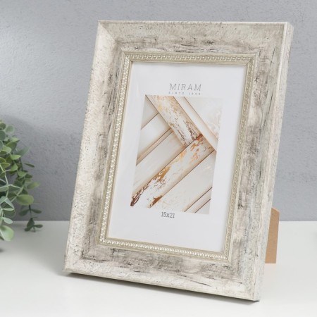 Photo frame Plastic "Mira" 15x21 cm, 674463-6 (plastic screen)-1