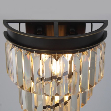 Lamp Citilux "Martin" CL332432, 12.5x32 cm, 3x60W, E14, brown color-4