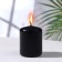 Candle - cylinder, 4x5cm, 7 hours, 47 g, black