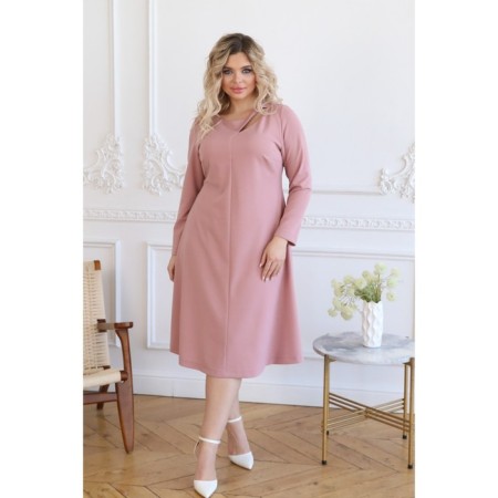 Women's dress, size 56, pink color-8
