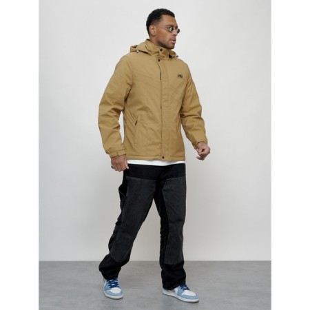 Sports male jacket, size 50, beige color-9