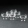 Set of Kremins "Flora", 220 ml, with engraving, 6 pcs