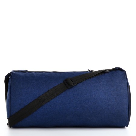 Sports bag with lightning, external pocket, long belt, dark blue color-2