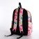 Youth backpack from textiles 2 of the lightning department, 3 pockets, pink color