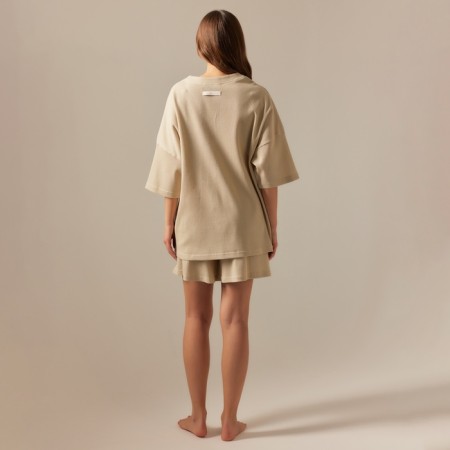 Home suit (shirt and shorts) SL Home p. L, beige-7