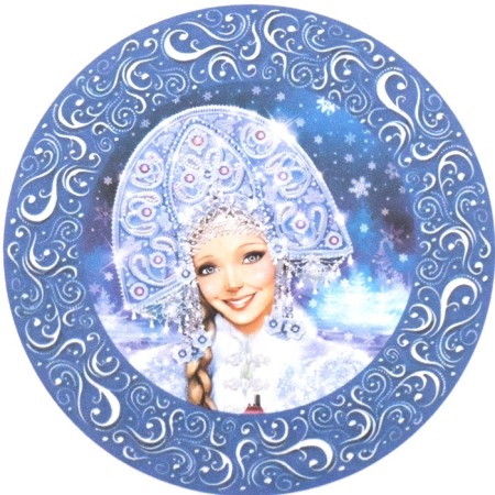 Декупажная карта "Медальоны с картинками", плотность 45 г/м2, формат А4-1