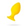 Anal sleeve Todo by toyfa riffle, silicone, 7.5 cm, yellow color
