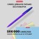 Ballic handle Erichkrause R-301 Neon Stick, node 0.7 mm, blue ink, writing length 2000 meters, mix