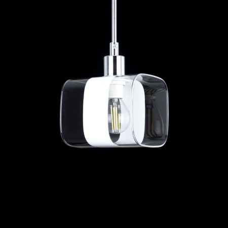 Suspended Citilux “Virta” CL139010, 12x10x25 cm, 1x60W, E14, color gray-5