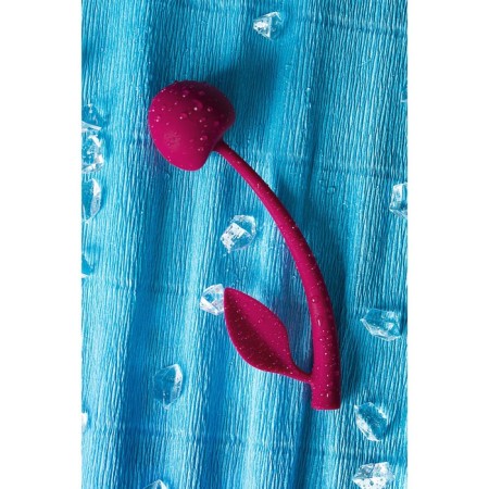 Jos Wild Cherry Vaginal Ball, Silicon, Cherry, 13 cm-5