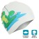 Hat of swimming children's Onlitop "Frog on the jug", silicone, girth 46-52 cm