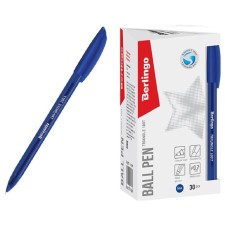 Ballic handle 0.7 mm, Triangle 100t, blue ink, three -sided, needle rod