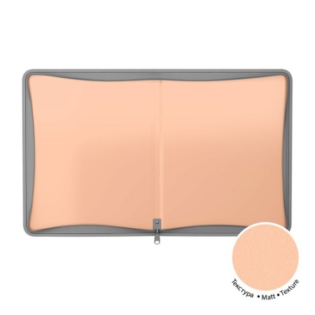 A4 zipper folder for the A4 zipper, Erichkrause "Diagonal Neon", up to 250 sheets, mix-8