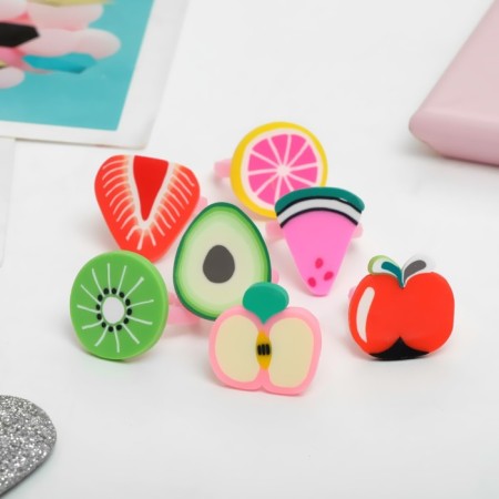 Children's ring "chosen" fruit assorted, mix shape, color, dimensionless