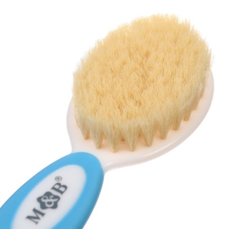 A set of combs with nylon bristles m & in, blue color-2