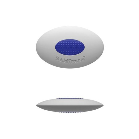 ERICHKRAUSE SMART & Soft Eraser with centering, ellipsoid, medium stiffness, from hypoallergenic material of thermoplastic rubber (TPR) with reduced crumb formation (DUST FREE)-1