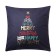 Case on the pillow Ethel "We wish you a merry Christmas", 40*40 cm, 100% polyester, velor