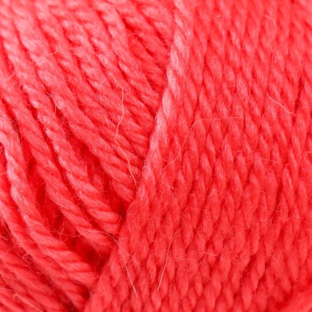 Bambino yarn 35% Merinos wool, 65% acrylic 150m/50g (116, coral neon)-2