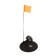 Equipped polers yaman d = 210 mm, corner plastic stand