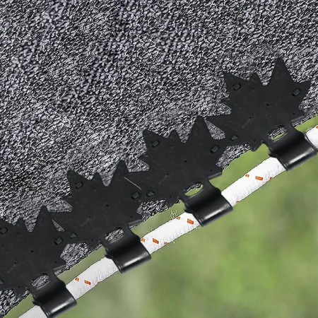 Clip Garden "Maple Leaf" for attaching a shadow grid, plastic, black-8