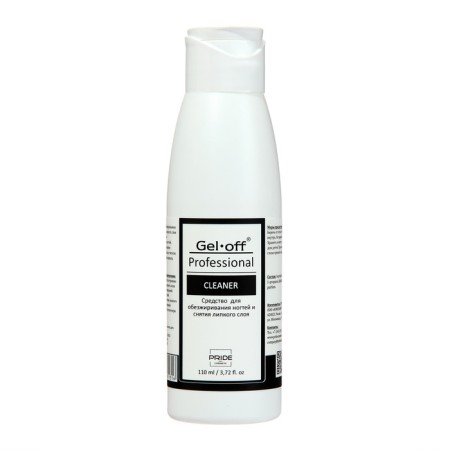 Means for degreasing nails and removing the adhesive layer Gel -off Cleaner Professional, 110 ml