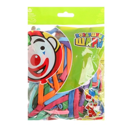 Twisting ball 270, pastel, decorator, set 100 pcs., Mix-1