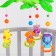 Mobile Musical "Musical Leaves. Beasts 2 ", on batteries, crush me