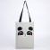 Chopper for a girl with dopics "Panda", 32x23cm