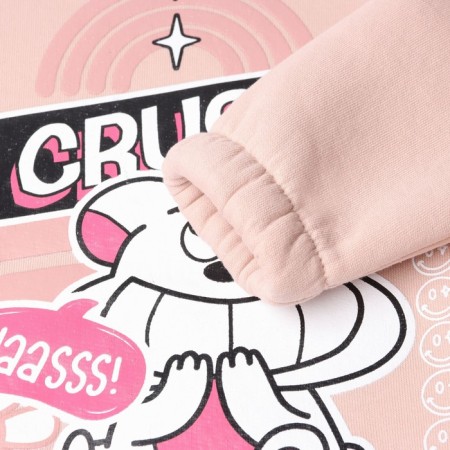 Толстовка (худи) для девочки MINAKU: CRUSH, цвет розовый, рост 152 см-9