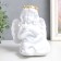 Souvenir Polystone Light "Angel with a star wreath and pigeon" White mix 12x11.5x15 cm