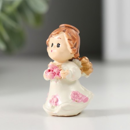 Souvenir Polystone "Angel with a Flower" MIX 2x2.5x4 cm-4