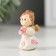 Souvenir Polystone "Angel with a Flower" MIX 2x2.5x4 cm
