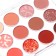 Palette of eyelid shadows with shimmer 12 colors