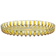 Serving trace Guzzini Dolcevita, D = 31 cm, Amber color