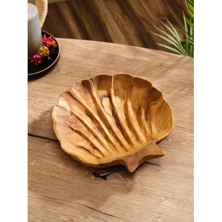 Board "Sea sink" Jati tree, 25x25x5 cm, col. brown