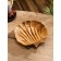 Board "Sea sink" Jati tree, 25x25x5 cm, col. brown