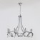 ADELIA 8x60W E14 chrome 78x78x58cm
