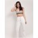 Women's jeans with a high landing CONTE Elegant Mom Fit, size m, color White