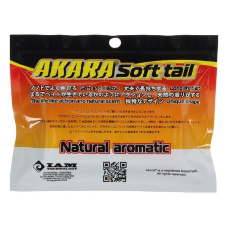 AKARA WEEPER WORM 24RT, 11 cm, W-3 color, 4 pcs.-2