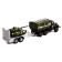 Metal truck "Ural" Army with a trailer ", inertia, scale 1:43, green color
